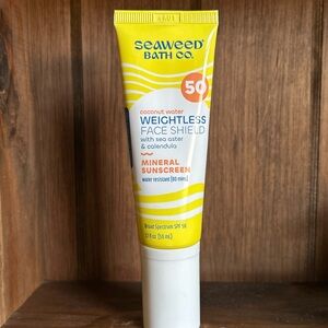 Seaweed Bath Co Weightless Face Shield SPF 50 Mineral Sunscreen 1.7 fl oz NEW